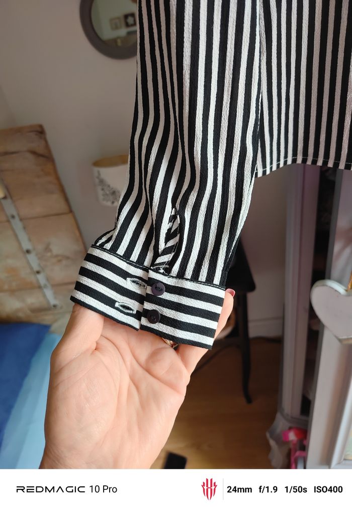 Blouse chemise rayée Jennyfer - photo numéro 2