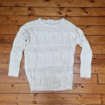 Pull blanc cassé Sud Express