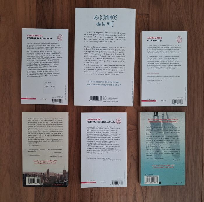 Lot 4 romans de Laure Manel et 2 de Marc Levy - photo numéro 2