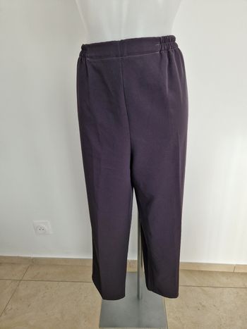 Pantalon gris foncé élastique
