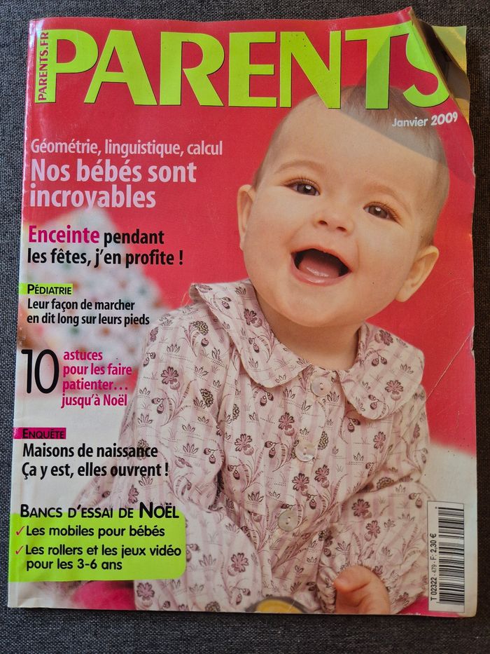Lot de 2 Magazines Parents Janvier et Février 2009 - photo numéro 3