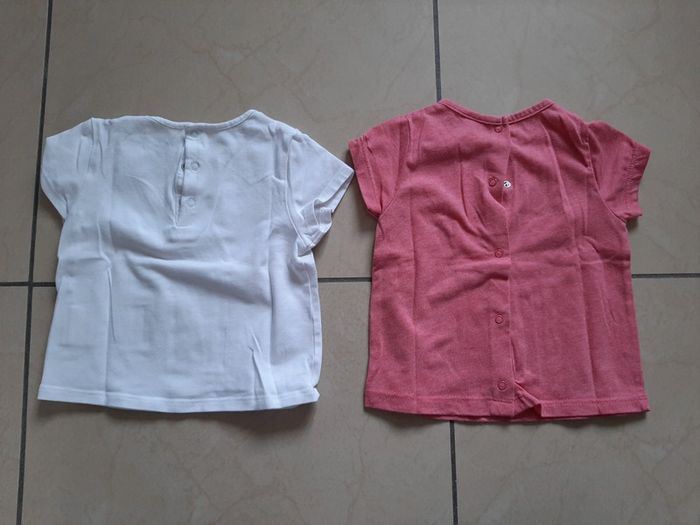 Lot de 6 tee shirts fille 12 mois - photo numéro 3