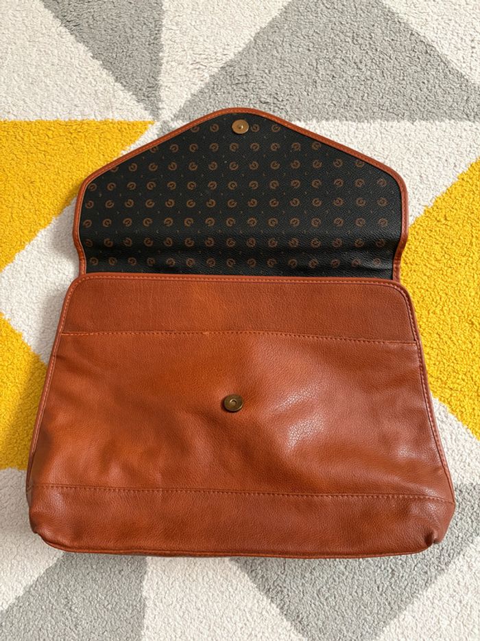 Sac à main vintage Lorenzo en cuir couleur marron - photo numéro 3