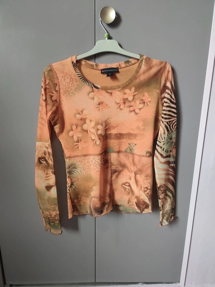 Top summer manches longues Mitsouki made in France 34