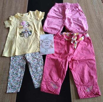 Lot vêtements été fille (12 mois)