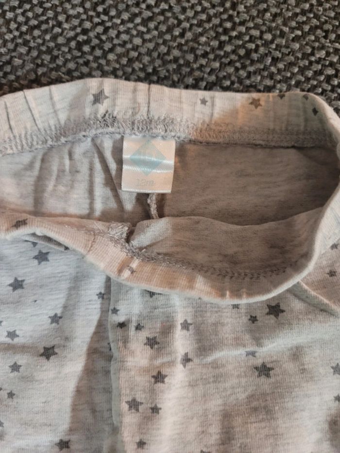Lot 3 leggings fille 12 mois - photo numéro 2