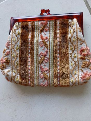 Porte monnaie vintage jacquard