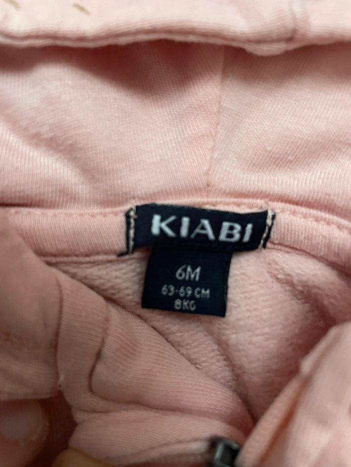 Gilet à capuche Kiabi petites oreilles 6 mois - photo numéro 3