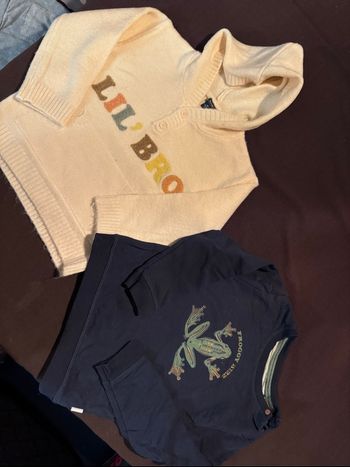 Lot 2 pull/sweat 24 mois  neufs Lil Bro