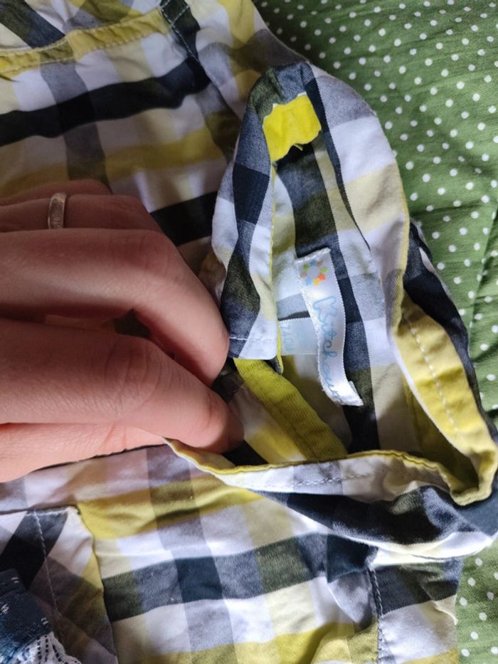 3 chemises manches longues 12 mois - photo numéro 3