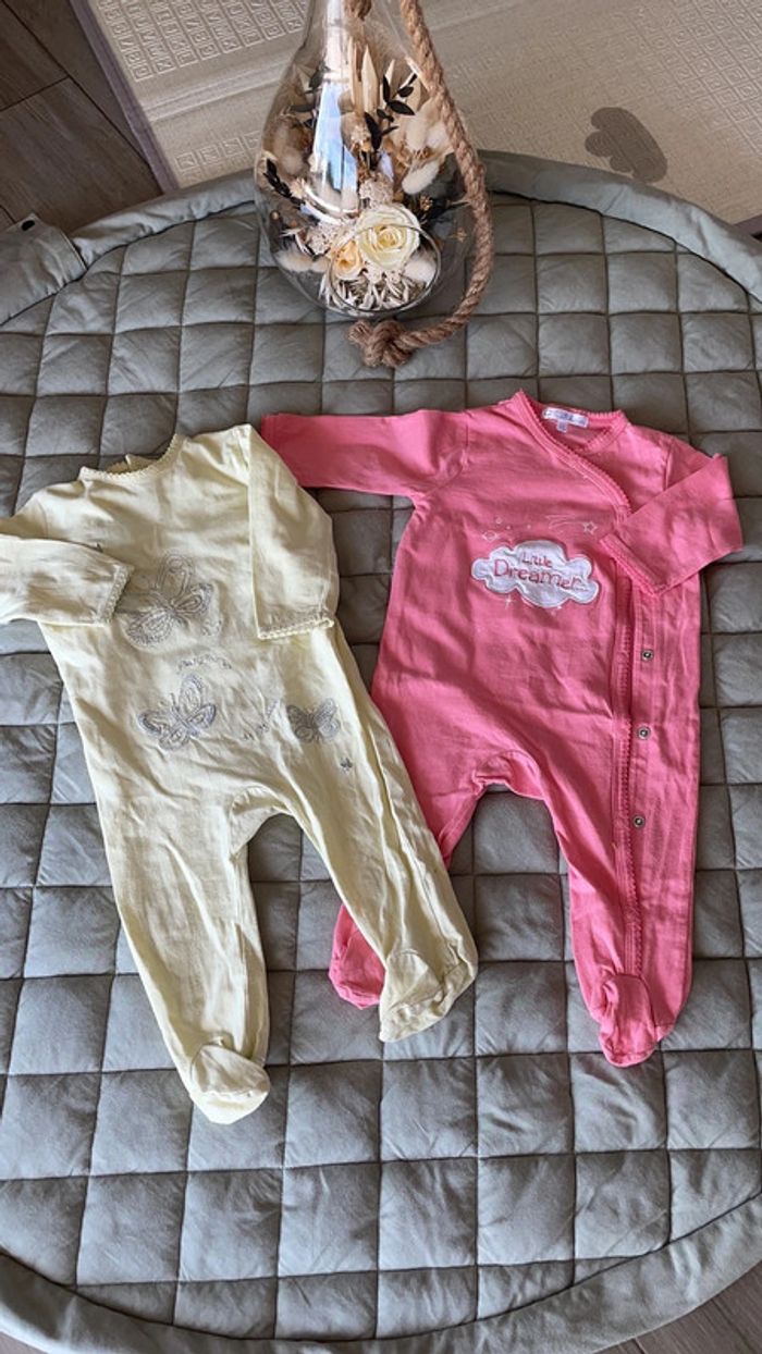 Lot de 2 Pyjamas léger coton 6 mois