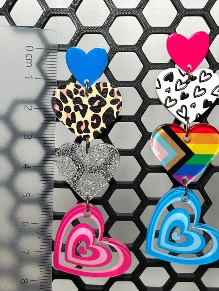 Boucles d’oreilles - Tous les coeurs du monde - photo numéro 8