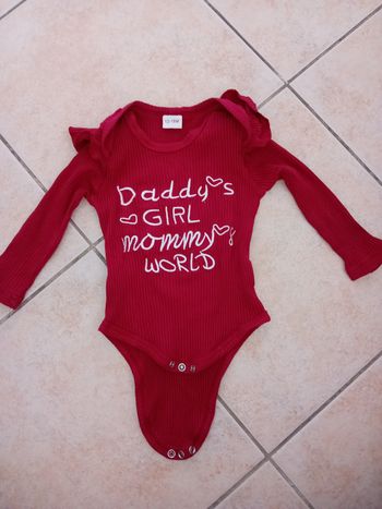 Body bordeaux 12/18 mois + 1 offert