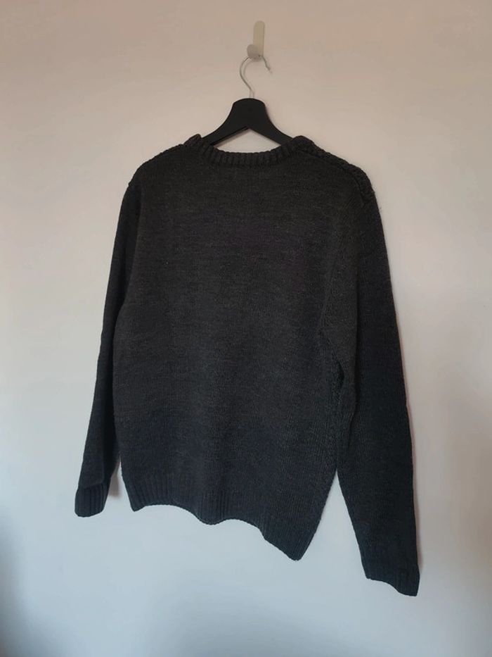 Pull gris taille L in extenso 100% acrylique - photo numéro 3