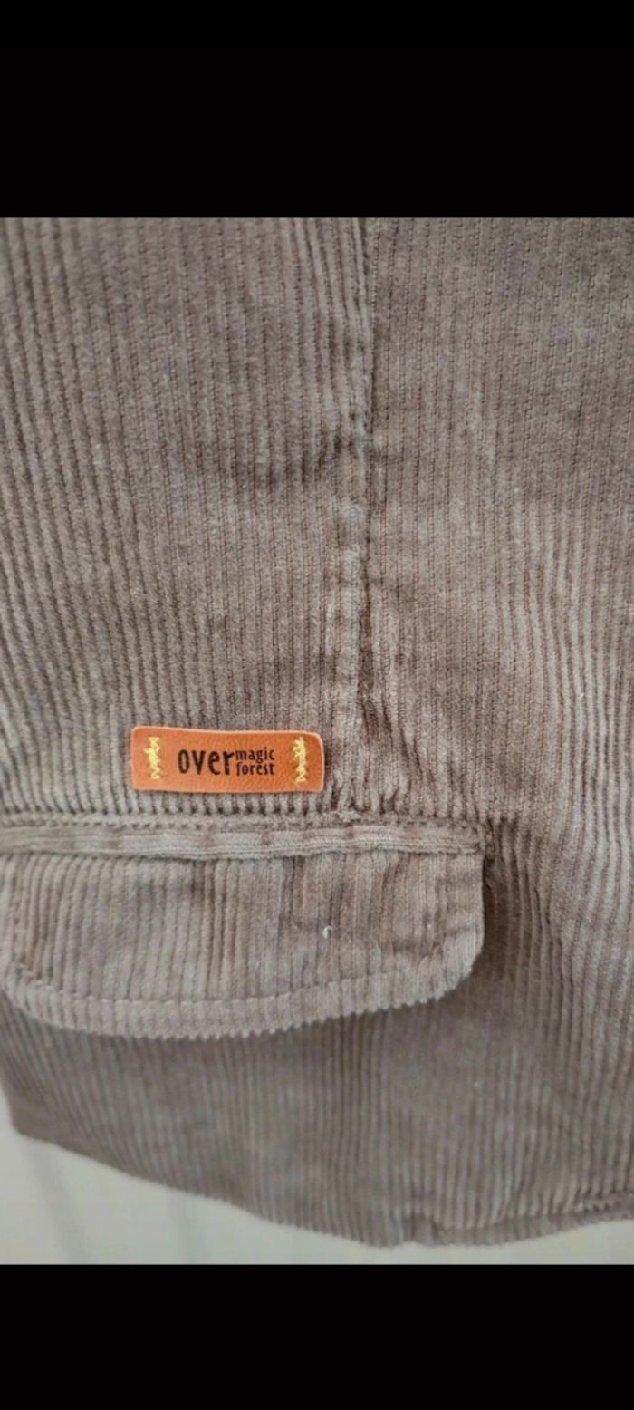 🤎Veste blazer velours marron 3 ans Ycc 0214 - photo numéro 4