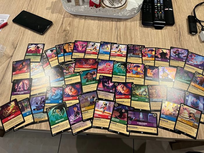 Super lot de 48 cartes Lorcana de Disney neuve