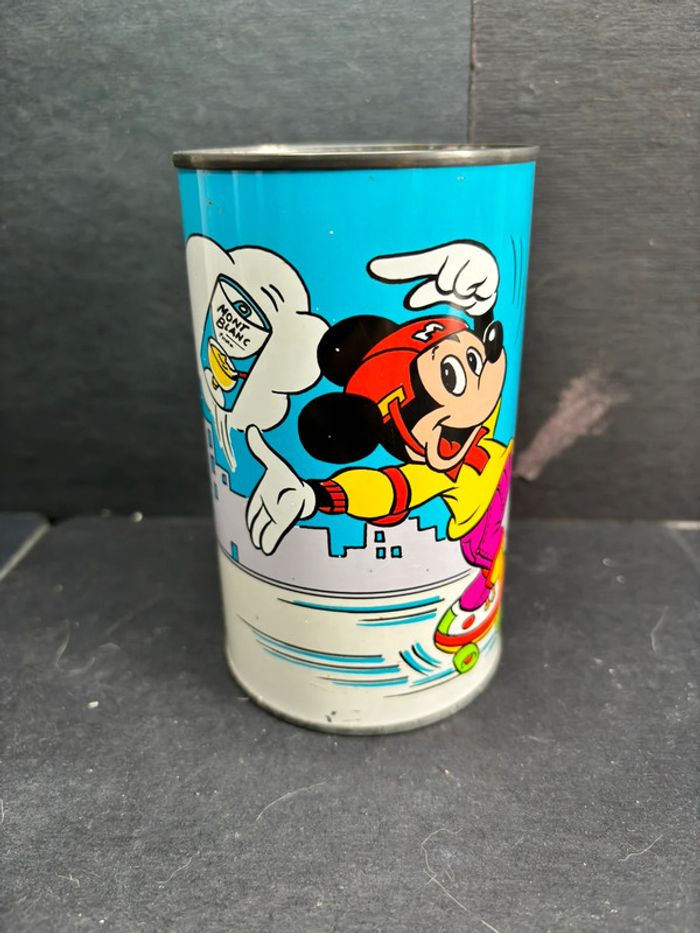 Boîte en métal Disney vintage Mickey, mont blanc