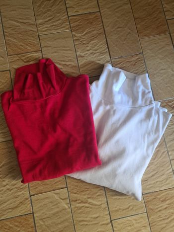 Lot 2 pulls col roulé Wedze / Taille 12 ans