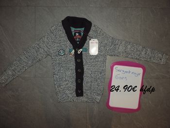 gilet sergent major taille 6 ans