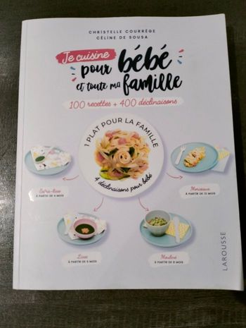 Livre cuisine bébé
