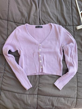 haut manche longue violet