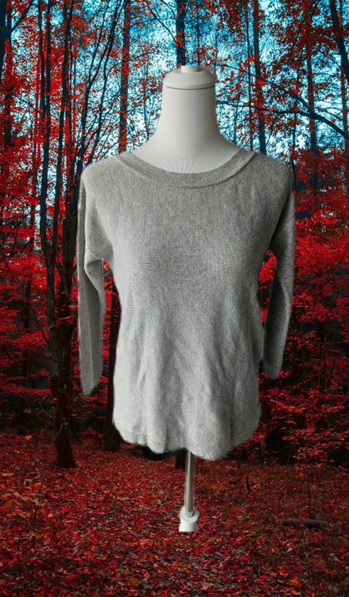 Blouse grise avec noeud au dos, Made in italy marella sport, taille S