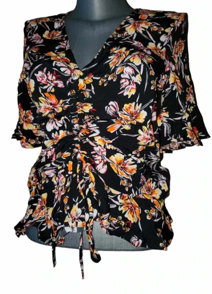 haut blouse chemise florale femme taille 36 H&M - photo numéro 11