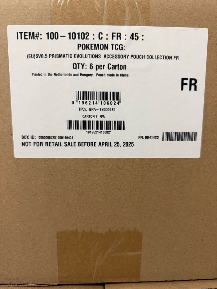Case de pochette accessoire Pokémon Évolution prismatique EV8.5 - photo numéro 3