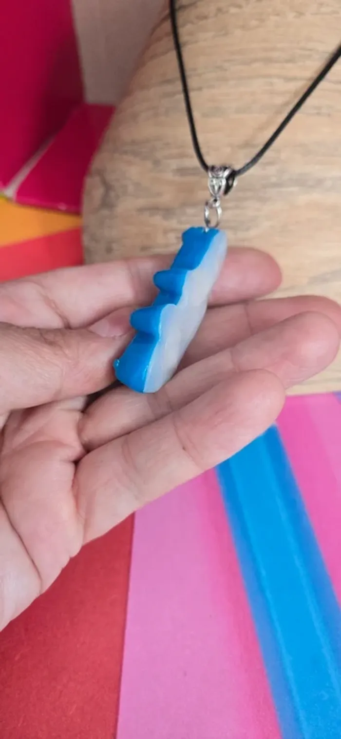 Collier crocodile bonbon fimo - photo numéro 3