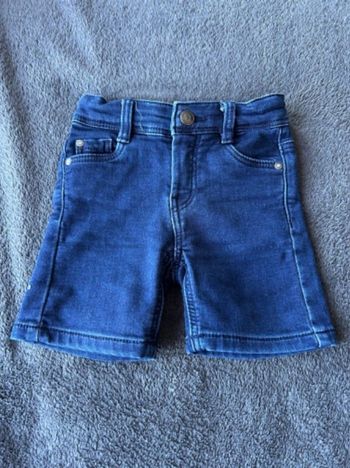 Short en jean bleu