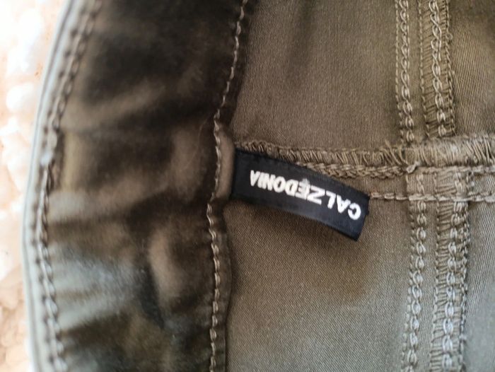 Pantalon droit beige clair Calzedonia taille L - photo numéro 4