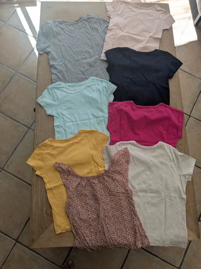 Lot tee shirt fille 6 ans - photo numéro 16
