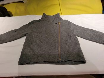 Gilet zippé fille 24mois