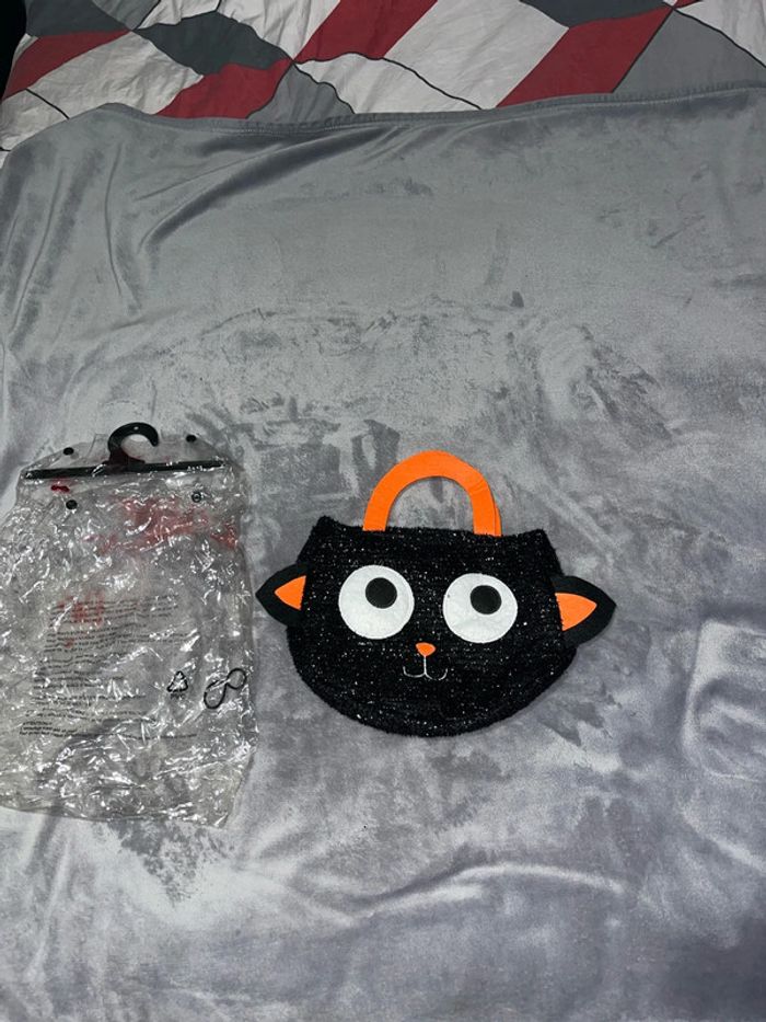 Sac à bonbon enfant Halloween noir