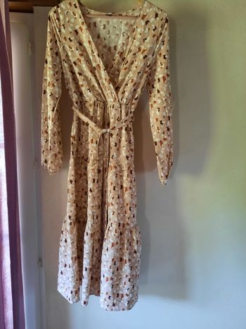 Robe longue manches longues