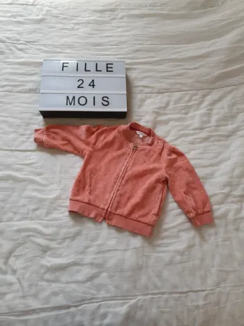 Gilet fille 24 mois