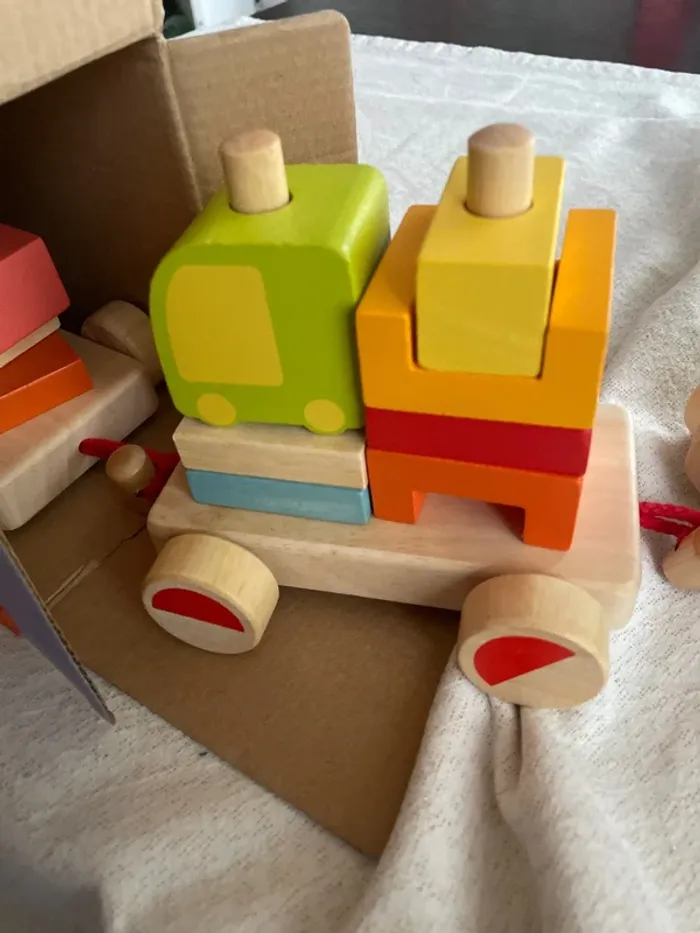 Train bois djeco créaroule neuf - photo numéro 13