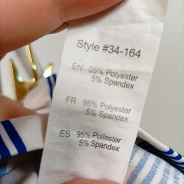 Short rayé bleu et blanc – Urban Heritage – Taille M A799 - photo numéro 4
