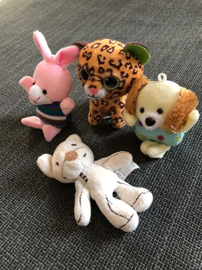 Lot de 4 mini peluches - photo numéro 2