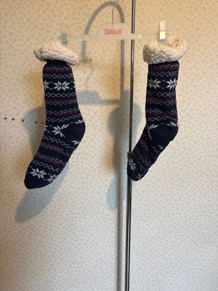 Chaussette anti dérapante fouree taille unique