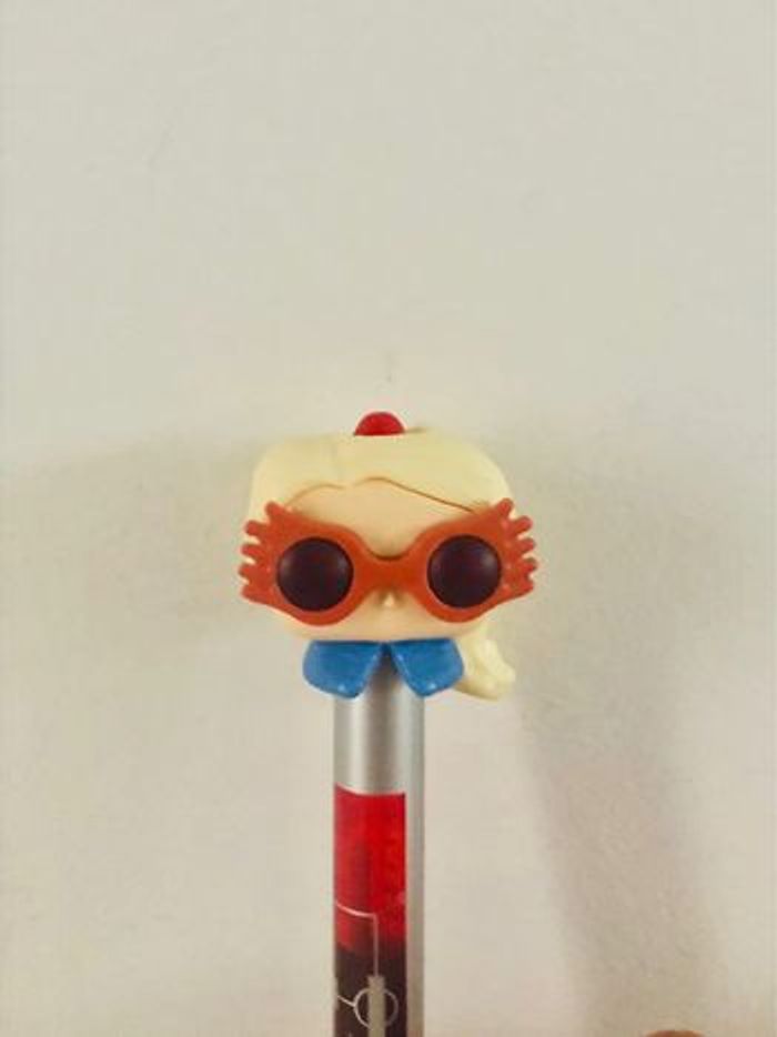 Petite tête de Luna lovegood kinder crayon harry potter - photo numéro 3