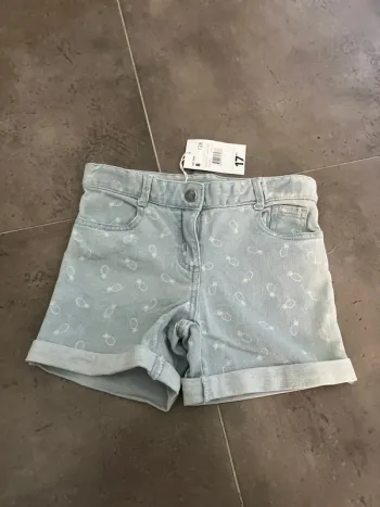 8 ans short du pareil au même bleu ananas