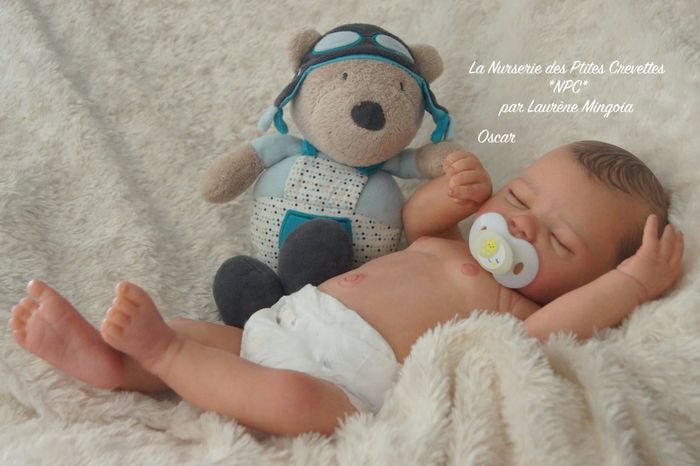 Oscar poupée bébé Reborn authentique 🩵 - photo numéro 2