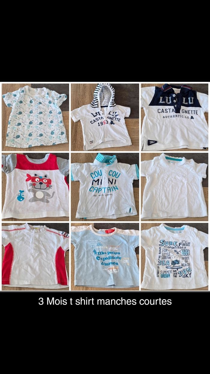Lot de vêtements garçon 3mois Été - photo numéro 4