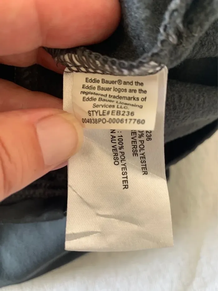 Pull quart zip Eddie Bauer gris - Logo Prosperty Home Mortgage - photo numéro 5