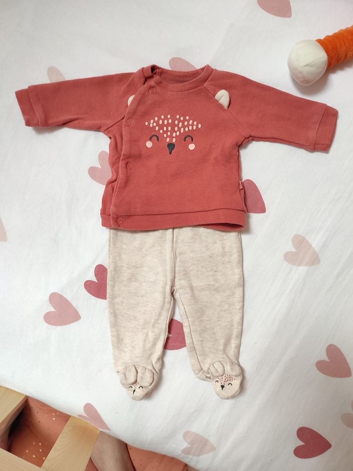 Ensemble bébé fille - Renard - Bon état - In extenso
