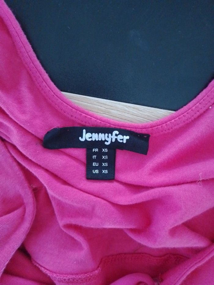 top court taille XS avec laçage - Jennyfer - coton/élastane et polyester - photo numéro 3