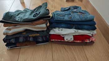 Lot manches longues 6mois