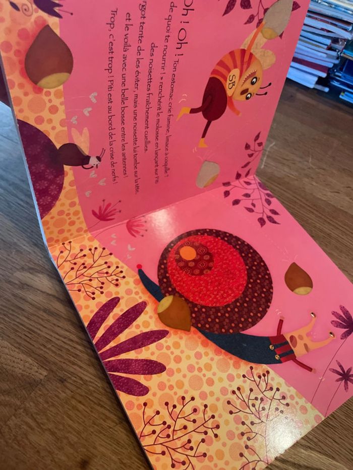 Livre cartonné Auzou Piti l’escargot conte Super Bourdon - photo numéro 8