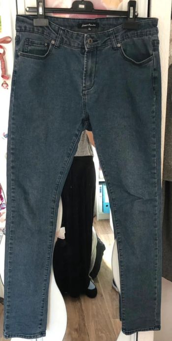 Jean skinny bleu ajustable Avant Première 16 ans
